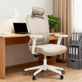 ZYFFHYLAI Ergonomic Office Chair - 350LB Mesh Office Chair with Adjustable Lumbar, High Back Computer Chair with 3D Armrests, Comfy Chair with 2D Headrest & Tilt Function for Study, Work, Gaming