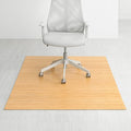 Anji Mountain Office Chairmat Thickest & Sturdy Bamboo Chairmats Highly Premium Quality Anti-Slip Heavy Duty for Multi-Purpose Hardwood Floor Office & Home Floor Protector Office Chair mat-5mm Thick