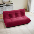 Selyteramy 3 Seat Oversized Bean Bag Chairs for Adults, Memory Foam Fireside Beanbag Couch, Comfy Bean Bag Lounger Lazy Sofa for Living Room, Bedroom, Playroom, Red