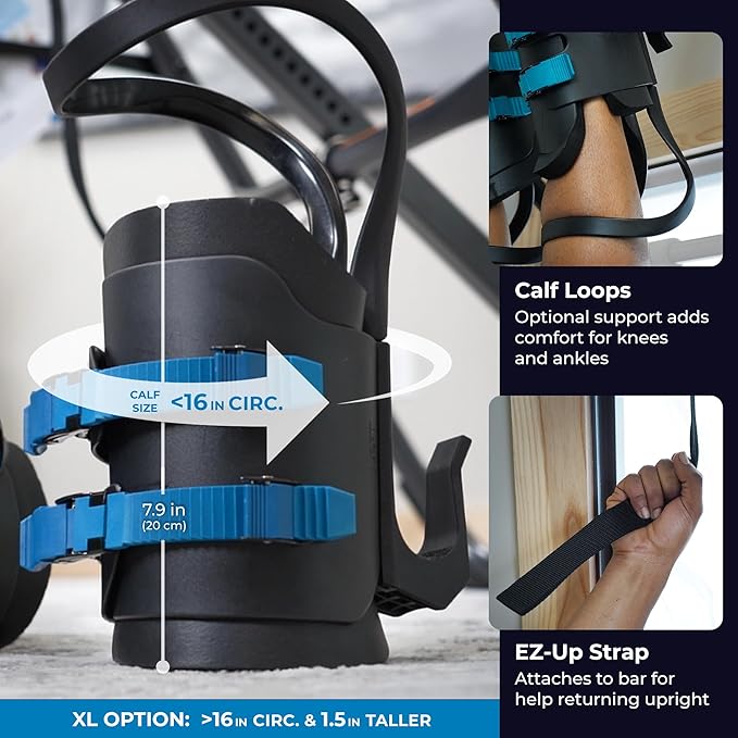 Teeter EZ-Up Gravity Boots for Inversion Decompression Stretching, Back Pain Relief and Abdominal Exercise