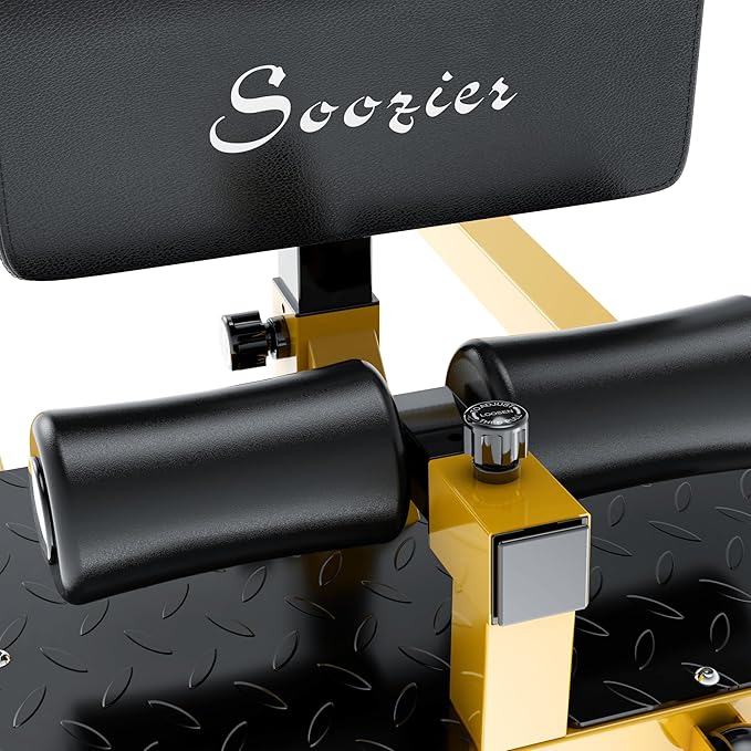 Soozier 3-in-1 Padded Push Up Sit Up Deep Sissy Squat Machine Home Gym Fitness Equipment