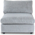WJShome Cloud Modular Sectional Sofa, Plush Sofas for Living Room,39.37inch Middle Seater,Grey