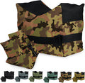 Twod Outdoor Shooting Rest Bags - Target Sports Bench Rest with Front & Rear Support SandBag Stand Holders for Gun Rifle Shooting Hunting Photography - Unfilled