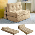 Convertible Sofa Bed & Couch Bed - Oversized Adult Sleeper Chair & Bean Bag Chair, Foldable Floor Bed with Backrest, Comfortable Lazy Sofa for Bedroom, Living Room & Dorm