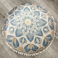 32 in Meditation Floor Cushion, Round Large Floor Pillow for Adult, Yoga Pillows for Sitting On Floor, Boho, Memory Foam Filling