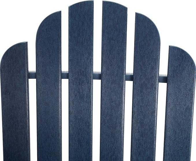 Original Pawleys Island Royal Blue DuraWood Essentials Adirondack Chair – Eco-Friendly Recycled Material, Stainless Steel Hardware, Smooth Fit N Finish, Handcrafted in The Carolinas