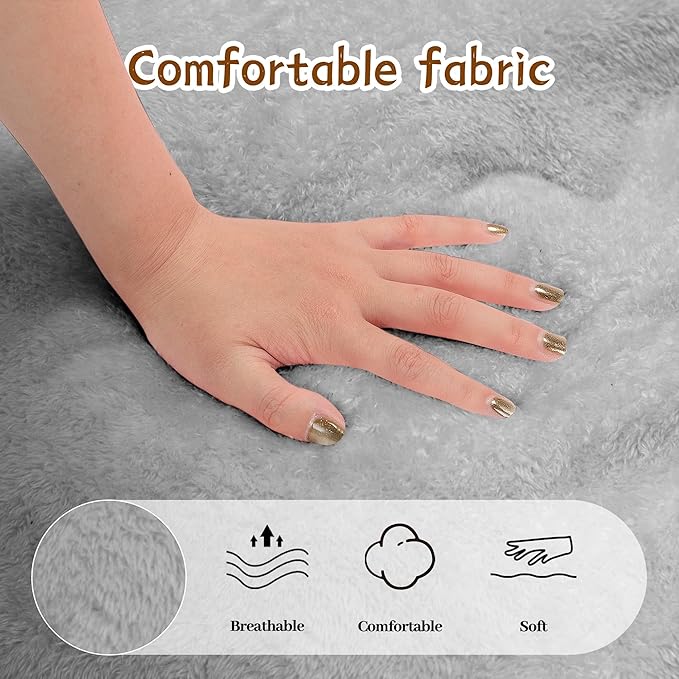 Bean Bag Chair for Adults and Kids, Small Comfy Beanbag Lounge Floor Sofa Reading Chair with Armrests, Mini Cloud Sofa for Living Room, Bedroom and Game Rooms, Plush Chair with Memory Foam