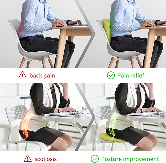 FITMIND Inflated Wobble Cushion,Circular Non-slip Texture for Comfortable Sitting,Extra Thick Dyna Disc with Pump for Core Strength,Wiggle Seat to Improve Posture,Fitness,660lb Load Capacity