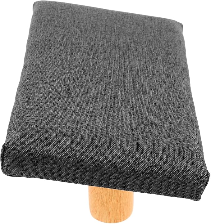 CIYODO Height Portable Meditation Bench with Cushion Prayer Stool for Kneeling Zen Sitting Chair for Meditation and Balance Exercises Grey Seat for Adults