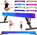 MARFULA Adjustable Balance Beam 8 ft Gymnastic Beam Adjustable Height for Kids and Teenage of All Gymnastic Levels, Gymnastic Training Beam Gymnastic Equipment for Athlete Home and Gym Club Use