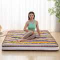 Dr.Futon Japanese Floor Futon Mattress Extra Thick Folding Roll Up Bed Topper Mat for Guest,Lounger and Tavel