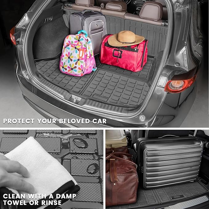 Compatible for 2017-2025 Mazda CX-5 Backrest Mats CX5 Seat Back Cover Rear Seat Protectors for CX5 Accessories