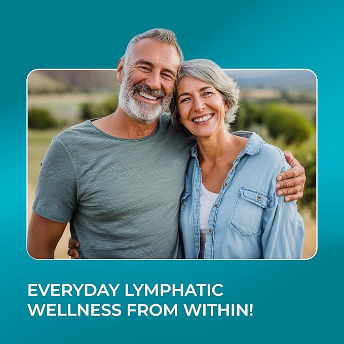 PUREHEALTH RESEARCH Lymph System Support - Lymphatic Drainage Supplement for Women & Men - Bromelain, Echinacea, Dandelion, Burdock Root, Lemon Powder, Kelp, Rutin, Cleavers & More - 120 Capsules