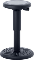 Studico ActiveChairs Adjustable Wobble Stool, Flexible Classroom Seating, Improves Focus, Posture and Helps ADHD/ADD, Sensory Chair, Active Fidget Chairs Adjusts from 16.65" to 23.75" Ages 13-18 Black