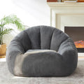HUGHEAVEN Giant Bean Bag Chair, Oversized Bean Bag Chairs for Adults and Kids,Bean Bag Chairs for Teens,Comfy Fluffy Bean Bag Chair with Armrests,Bean Bag Sofa Lounge Floor Sofa for Gaming, Reading