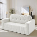 HABUTWAY Folding Sofa Bed, 2 in 1 Convertible Sleeper Chair with Pillow, Portable Fold Out Chair Bed with Armrest, Comfy Floor Couch, Lazy Sofa for Living Room Bedroom Dorm Home Office, Beige