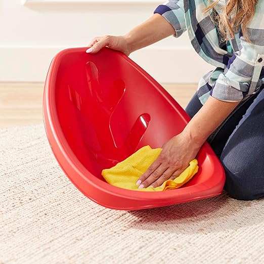 ECR4Kids Leaf Floor Seat, Rocker Chair, Primary, 6-Piece