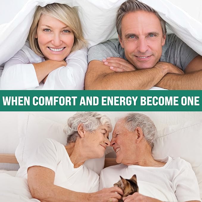 Luxury Tourmaline Grounding Sheets Queen 20% Silver Fiber, 76% Tourmaline Cotton, 4% Silk, SGS Quality Certified Grounded Well Bed Sheet - Conductive Earth Fitted Sheet for Better Sleep, White