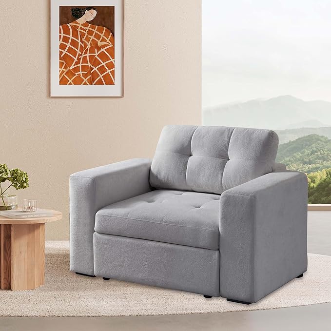 ORRD Armrest Chair for Modular Sectionals Sofa Couch, Modular Sofa Chair with Storage for Living Room
