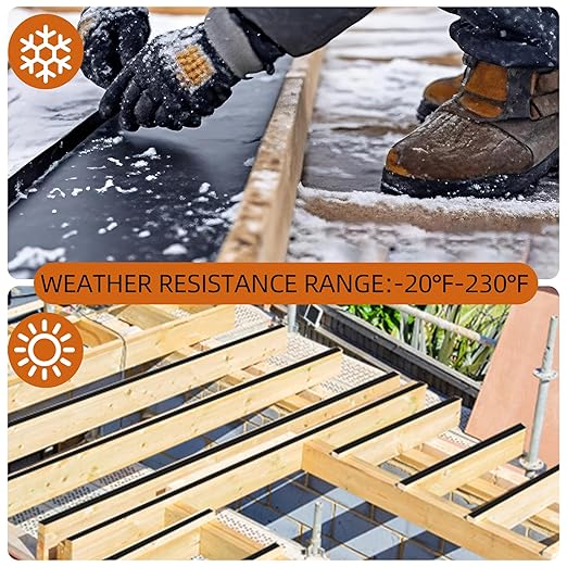 JOAPRIL 24 Pack Joist Tape for Decking, 2" x 50' Weather-Resistant Butyl Deck Joist Tape 2 inch, Self Adhesive Joist Deck Tape for Hardwood for Wood Decks Beams Roof
