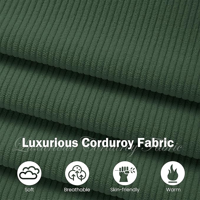 Apicizon Modular Sectional Sofa Single Seat, Green