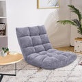 GORELAX Memory Foam Floor Chair, 14-Poistion Adjustable Reading Gaming Chair Recliner, Folding Cushioned Meditation Chair with Back Support, Padded Lazy Sofa for Adults, Kids