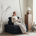 Swbvs Convertible Folding Sofa Bed, Multi-Functional Sleeper sofa with Memory Foam and Back Support – Portable Futon Couch,Fold Out Chair Bed,Comfy Floor Sofa for Living Room, Bedroom, or Small Spaces