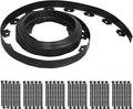 Gardzen 1.5" x 60' Landscape Edging Kit, Garden Edging Coil Comes with 60 Pcs Spikes, No Dig Lawn Border Design