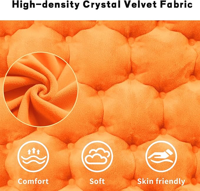Eulant Lightweight Inflatable Air Seat Cushion - Portable Travel Cushion, Suitable for Camping, Hiking, Climbing, Bleacher, Home and Office