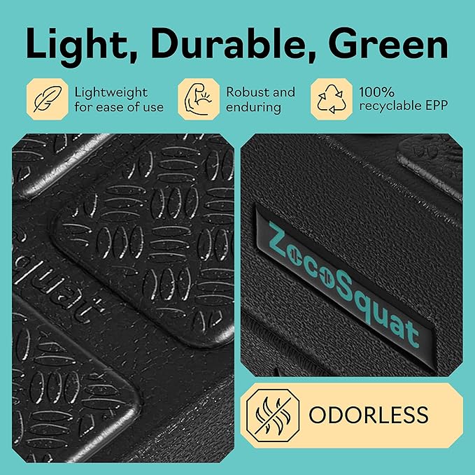 Squat Wedge - Squat Wedge Block 960 LBS Capacity - Slant Board for Calf Stretching with 5 Adjustable Angles - Calf Stretcher Slant Board - Yoga Blocks - EPP Material for Ankle Mobility & Physical Therapy