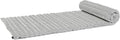 Leewadee - Kapok Roll Mat – Handcrafted Folding Sleep & Relaxation Mattress from Thailand, Ideal as Guest Bed, Camping Mat, Yoga Mat or Traditional Futon, 75 x 39 inches, Black White