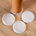 GAGUIUP Clear Non Slip Furniture Pads - 2" Anti Slide Caster Cups, 4PCS Round Furniture Coasters for Hardwood Floors & Carpet, Wood Floor Protectors for Furniture Leg, Table Chair Couch Bed Stoppers