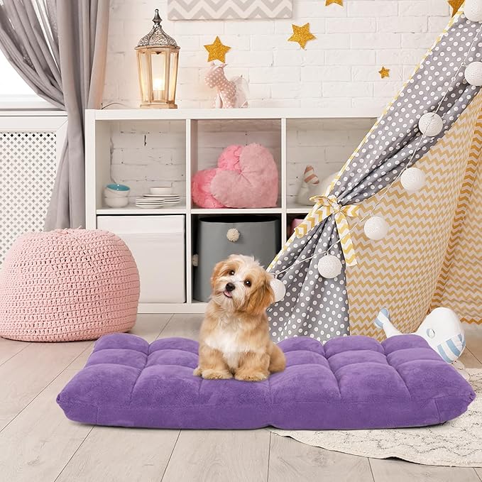 ARLIME Adjustable Floor Chair, 14-Position Lazy Sofa Chair with Back Support & Thick Padding, Portable Foldable Floor Couch for Adults, Kids, Use in Bedroom, Living Room, Home Theater (Purple)