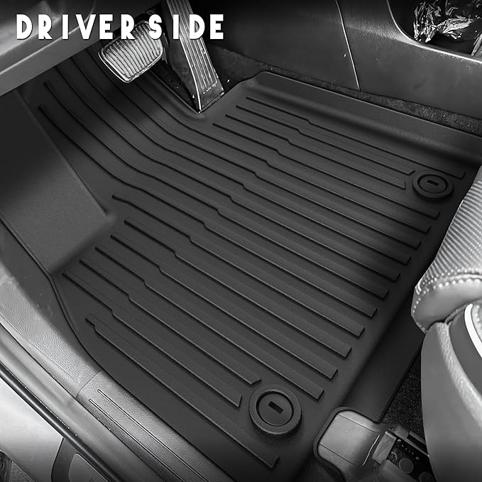 KARPAL Floor Mats Fit for Hyundai Palisade 2020-2025 (7-Seat/8-Seat), All Weather TPE Car Mats Cargo Liners Guard Accessories, 1st & 2nd & 3rd Row & Cargo Liners