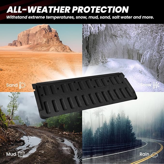 LASFIT Tailgate Mat for Ford Ranger 2023 2022 2021 2020 2019 Truck Tailgate Liner All Weather Protector TPE Easy Clean Tailgate Cover