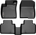 OEDRO Floor Mats Fit for 2018-2022 Honda Accord, TPE All-Weather Accord Floor Liners Includes 1st and 2nd Row: Front, Rear, Full Set Liners, Black