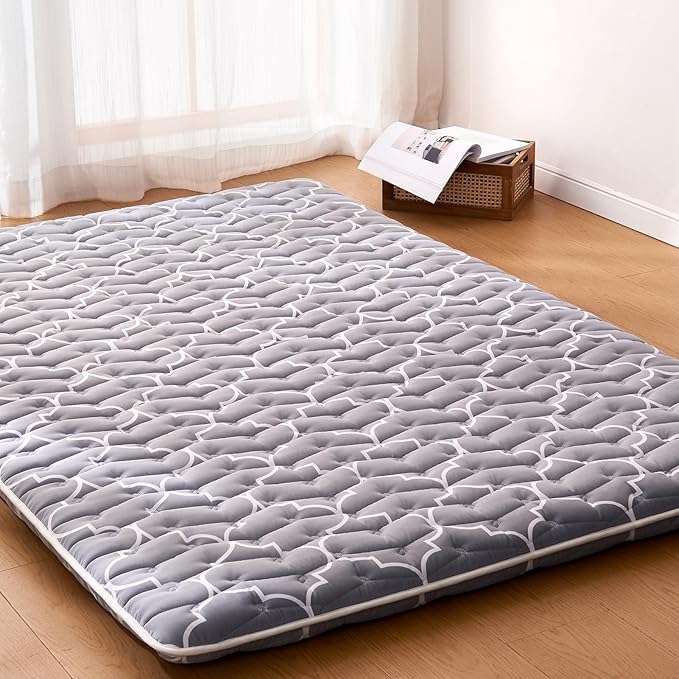 jzbearapt Premium Foam Japanese Floor Mattress Futon Mattress,100% High Density Comfortable Foam,Thicken Tatami Mat Sleeping Pad,Portable Kids Adults Sleeping Mats for Guest Room, Dormitory