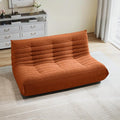 Selyteramy 3 Seat Oversized Bean Bag Chairs for Adults, Memory Foam Fireside Beanbag Couch, Comfy Bean Bag Lounger Lazy Sofa for Living Room, Bedroom, Playroom, Orange