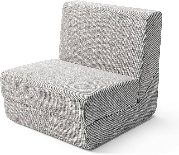 GLCS Folding Sofa Bed,Convertible Sleeper Chair,Modern Floor Futon Sofa Couch for Living Room/Dorm/Guest Use/Home Office/Apartment