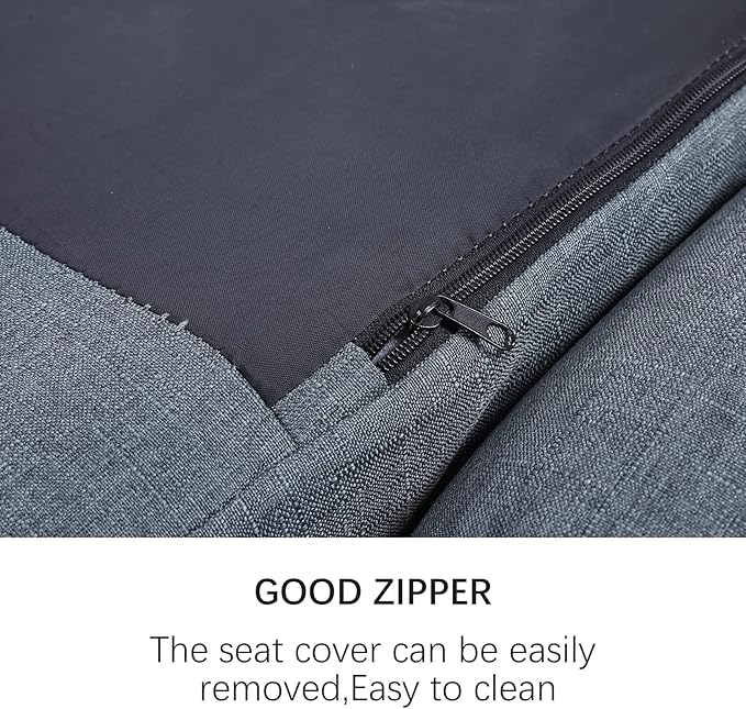 FLOGUOR 360 Swivel Gaming Chair 14-Position Adjustable Folding Floor Sofa with Armrests Lounger Bed for Home & Living Room Chaise Lounge Indoor for Adults QL201GR