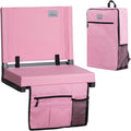 Stadium Seats for Bleachers with Back Support, Bleacher Chairs with Back，Portable Bleacher Seats with Cushions and Backpacks，Wide Stadium Chair for Sports Events and Concerts