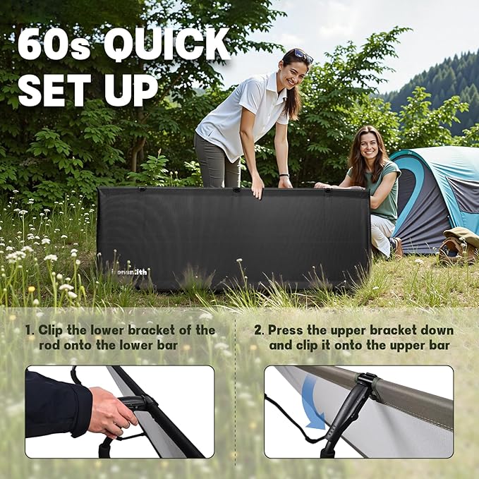 ASGARD Camping Cot, Portable Camping Bed for Adults, Foldable Sleeping Cots for Hiking,Camping,Travel