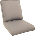 Outdoor Chair Cushions- 22 X 25 Inch High Density Sponge Patio Cushions Deep Seat Patio Furniture Cushions for Chair Sofa Couch-Grey/2 Piece