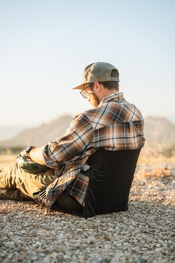 Crazy Creek Original Chair Perfect for Stadium Seats, Camping, Hiking & More, Comfort on All Terrains, Adjustable Straps, Lightweight Design, Water-Resistant