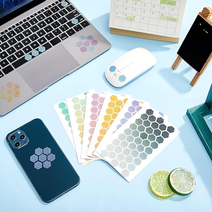 Gersoniel 18 Pieces Anxiety Sensory Stickers Textured Strips Toys Anti Stress Tactile Rough Sensory Strips Adhesives Anxiety Relief for Adults Teens Office Desk Classroom(Fresh Style)