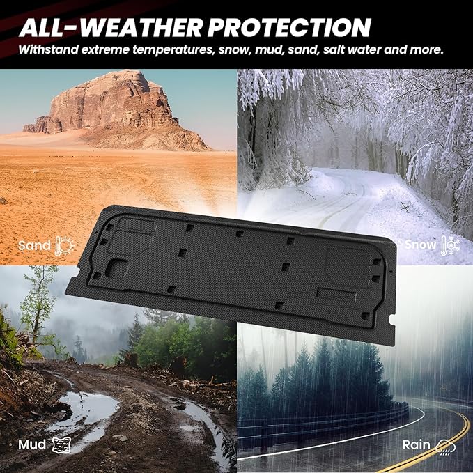 LASFIT Tailgate Mat for Ford F-150 2026 2025 2024 2023 2022 2021(Work Surface Only) Truck Tailgate Liner All Weather Protector Durable TPE Tailgate Cover-Easy to Clean