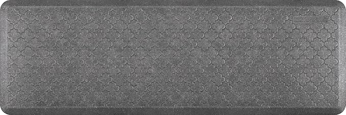 WellnessMats Trellis Collection Anti-Fatigue Floor Mat, Polyurethane – Ergonomic Support Pad for Home, Kitchen, Garage, Office Standing Desk – Water Resistant - Made in USA