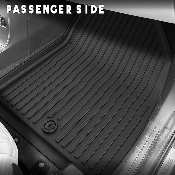 KARPAL Floor Mats Fit for Hyundai Palisade 2020-2025 (7-Seat/8-Seat), All Weather TPE Car Mats Cargo Liners Guard Accessories, 1st & 2nd & 3rd Row & Cargo Liners