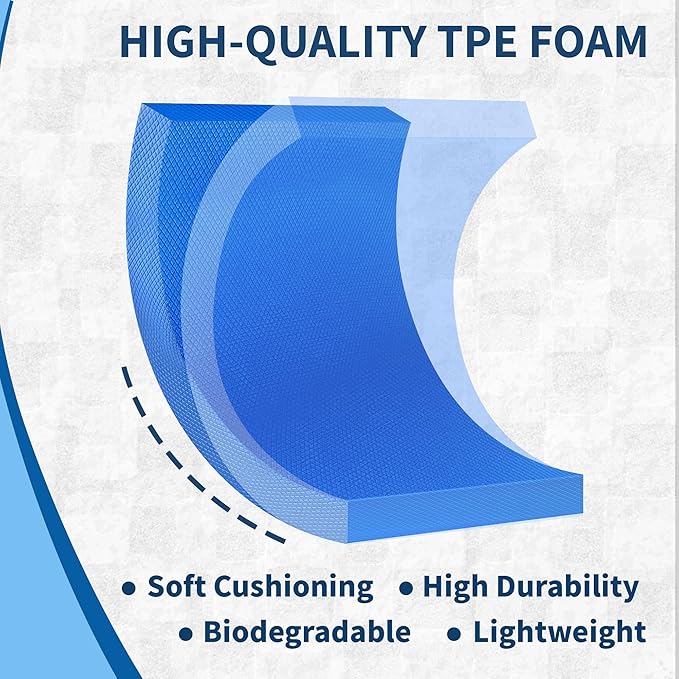 OiZenhio Professional Foam Balance Pad, Large Balance Pads for Physical Therapy, Foam Balance Board for Rehabilitation Stability Workout Knee and Ankle Exercise Strength Training