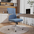 balmstar Office Chair,Ergonomic Comfy Home Desk Chair with 350LBS Capacity,High Back Gaming Chair with Wheels,Mesh Computer Chair,Lumbar Support, Adjustable Headrest,Flip-up Armrest (01Blue)